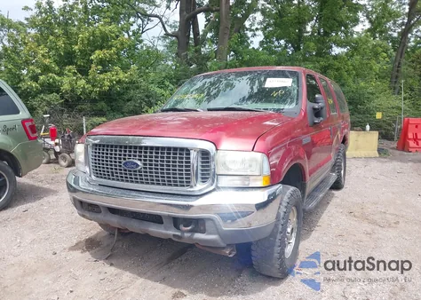 2003 Ford Excursion Xlt z USA, uszkodzony, nr VIN 1FMNU41L03EC79494